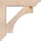 Ekena Millwork Westlake Traditional Smooth Bracket w/ Offset Brace, Douglas Fir, 5 1/2"W x 24"D x 24"H BKT0604X24X24WTL01SDF - alternate 2